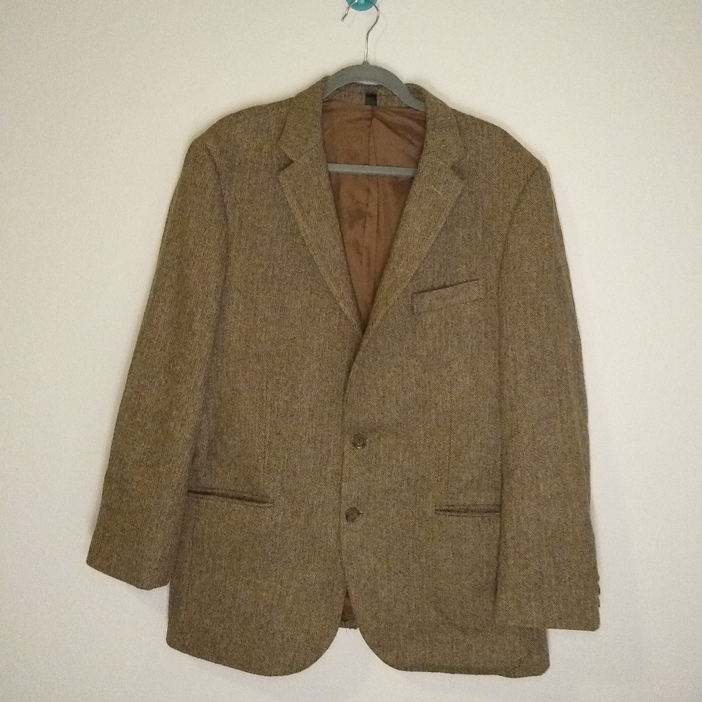COPY - Brown Wool Tweed Blazer